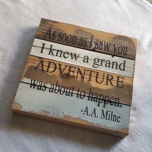 Sweet Bird & Co - Wall Art | As Soon As I Saw You I Knew... by A. A. Milne